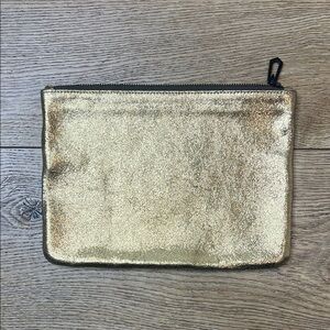 Marc Jacobs Gold Leather Pouch